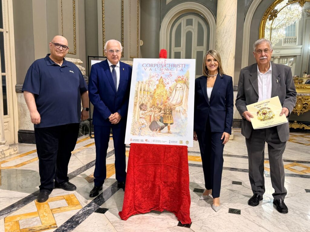 Valencia presenta el cartel oficial del Corpus 2026 y estrenara una entrada de bandas de musica por el 700 aniversario 1